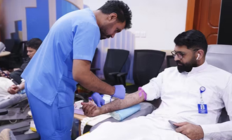 حملات التبرع بالدم لموظفينا
