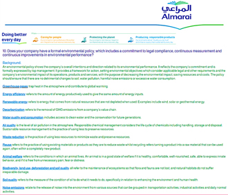 Supplier Adherence to Our Ethical Standards